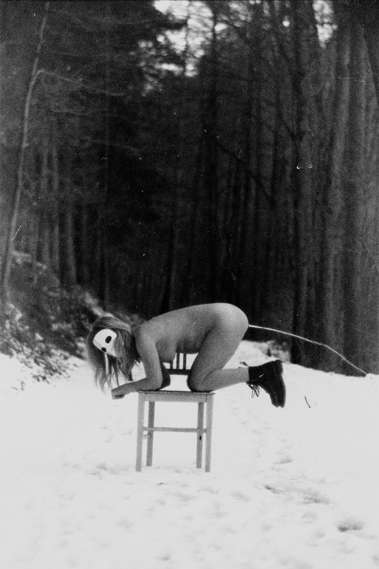 Klystýr mlékem pořízený na expirované Orwo NP55